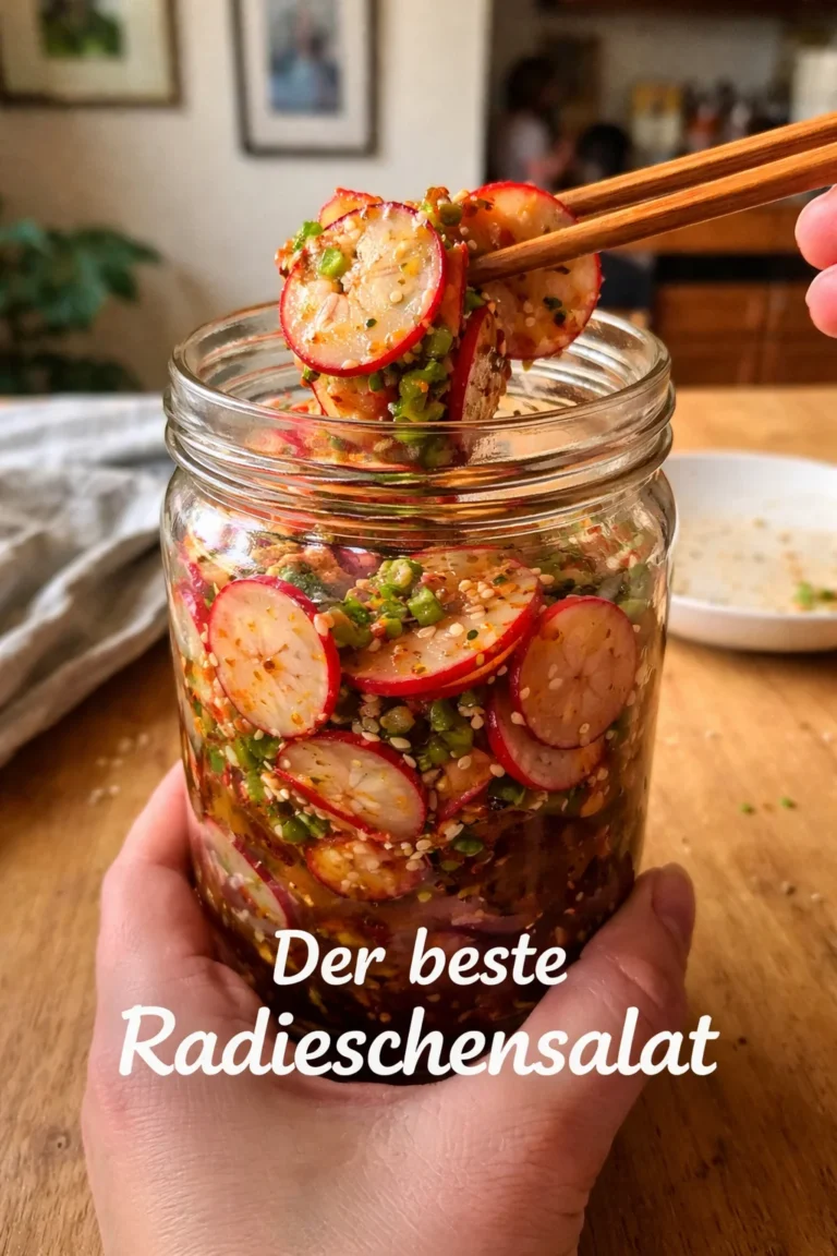 Schmackhafter Radieschensalat mit frischen Zutaten