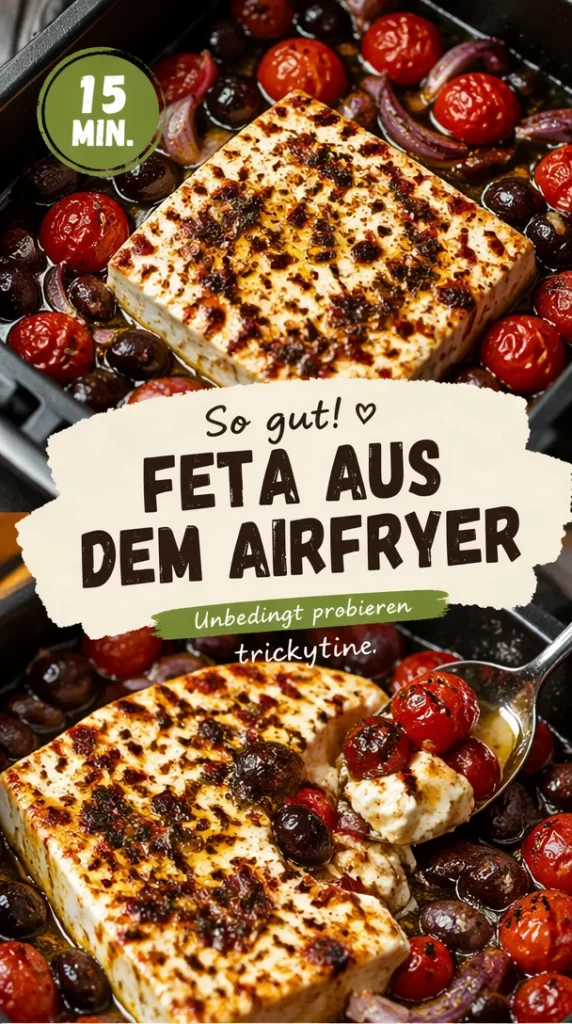 Feta aus dem Airfryer – knusprige und leckere Zubereitung