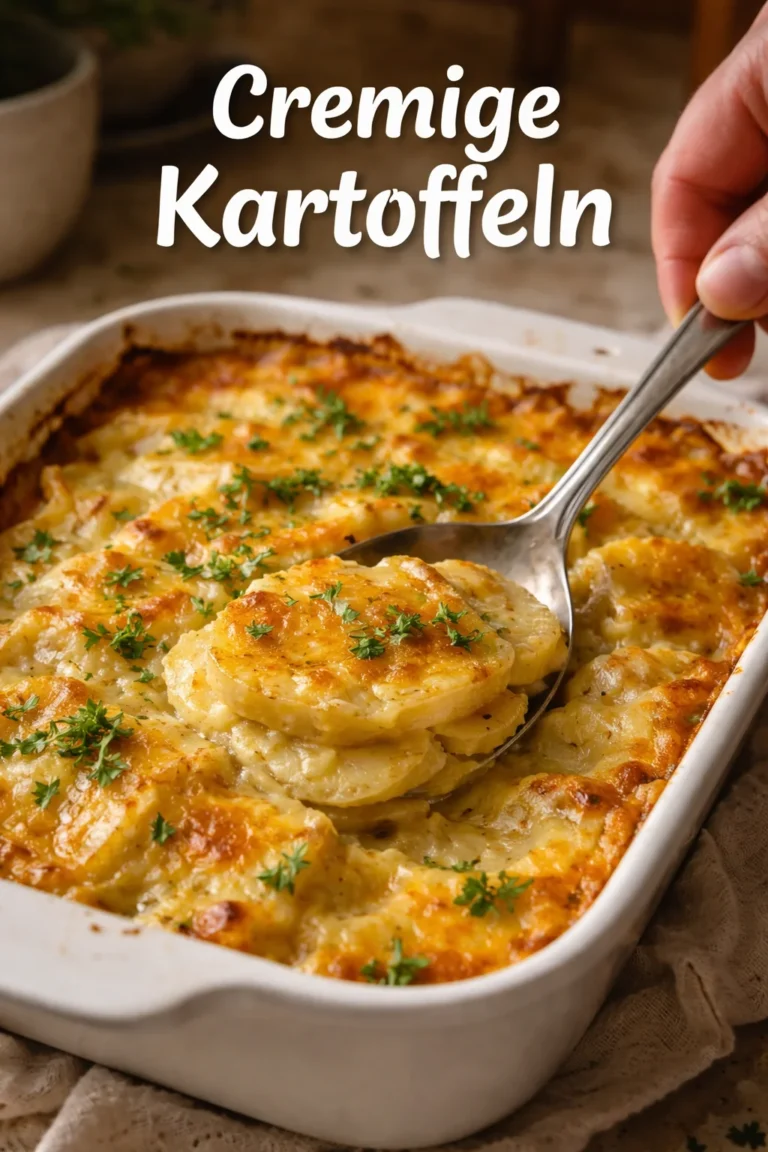 Käse überbackene Kartoffeln frisch aus dem Ofen mit geschmolzenem Käse