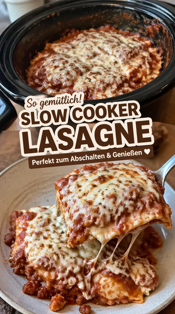Delicious Langsame Kocher Lasagne cooked to perfection