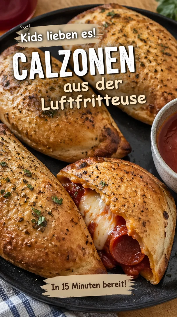 Luftfritteusen-Calzonen: schnelle und kinderfreundliche Pizza-Rezepte