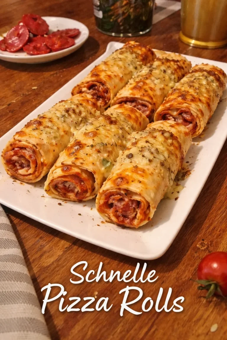 Schnelle und leckere Pizza Rolls als perfekter Snack