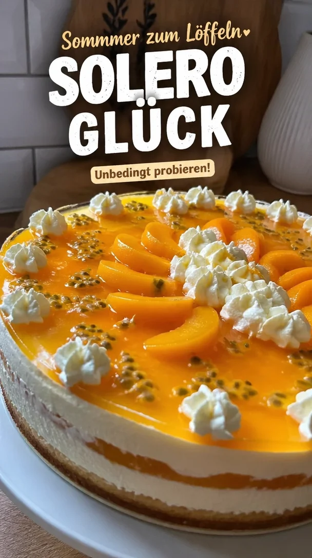 Leckere Solero-Torte mit fruchtigem Geschmack und cremiger Textur