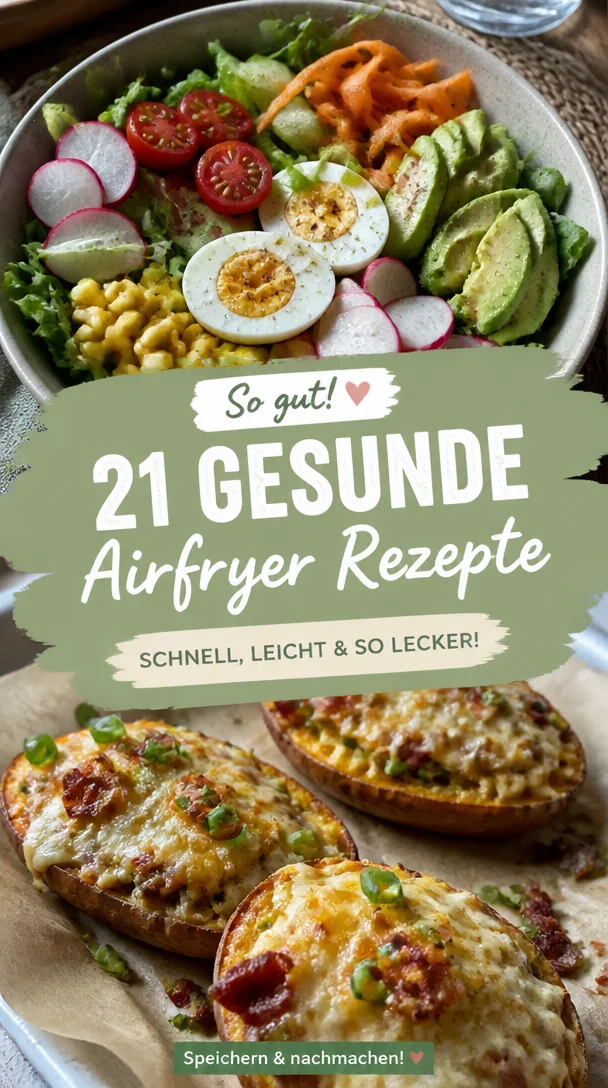 Gesunde Airfryer Rezepte für die Heißluftfritteuse