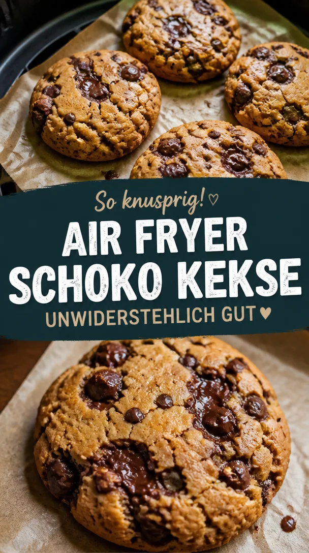 Air Fryer Schokoladenkekse: unwiderstehlich knusprig
