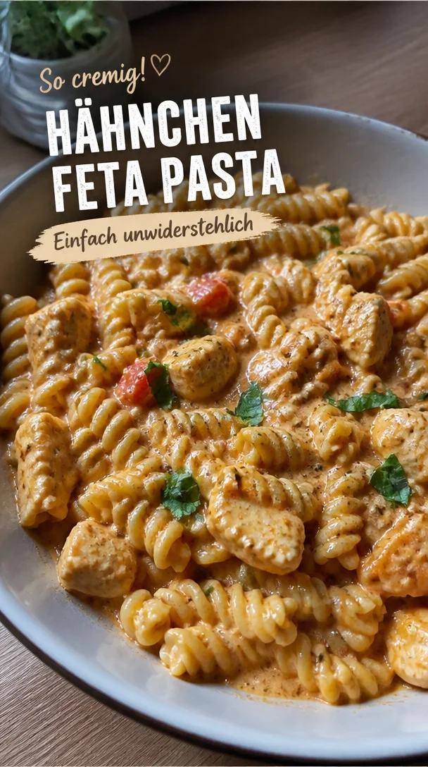 Cremige H&auml;hnchen-Feta-Pasta: Verf&uuml;hrerisch lecker, sofort kochen
