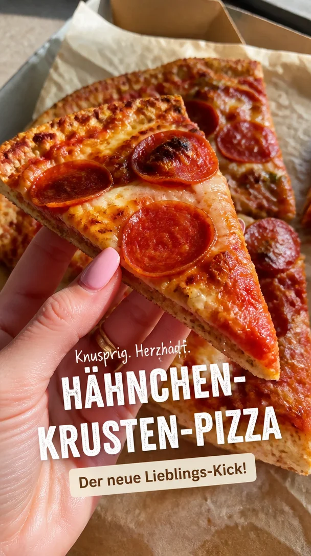 H&auml;hnchen-Krusten-Pizza: Der knusprige Kick f&uuml;r Pizza-Liebhaber