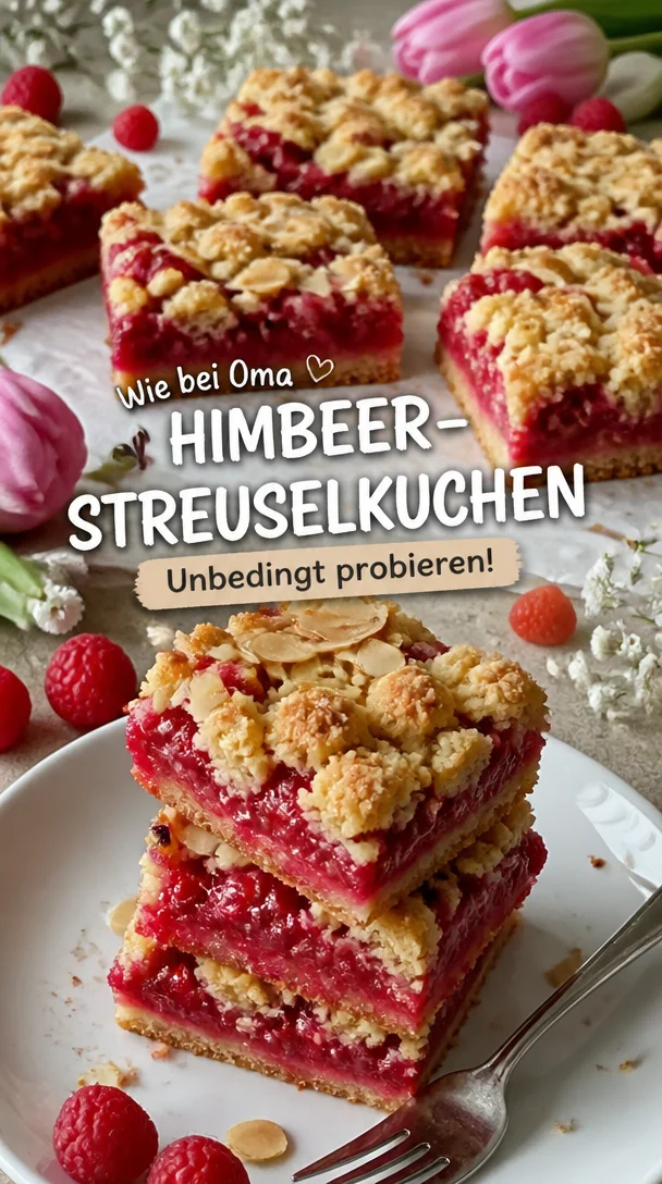 Himbeer-Streusel-Kuchen vom Blech