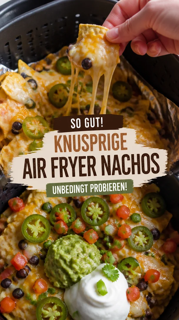 Knusprige Air Fryer Nachos &ndash; der perfekte Abend-Snack