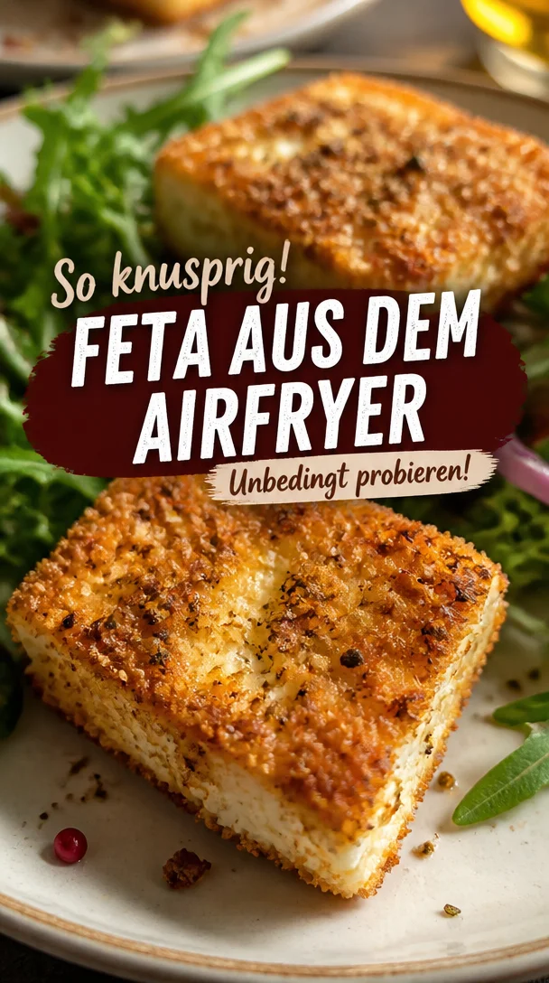 Knuspriger Feta aus dem Airfryer &ndash; Einfach und Lecker!