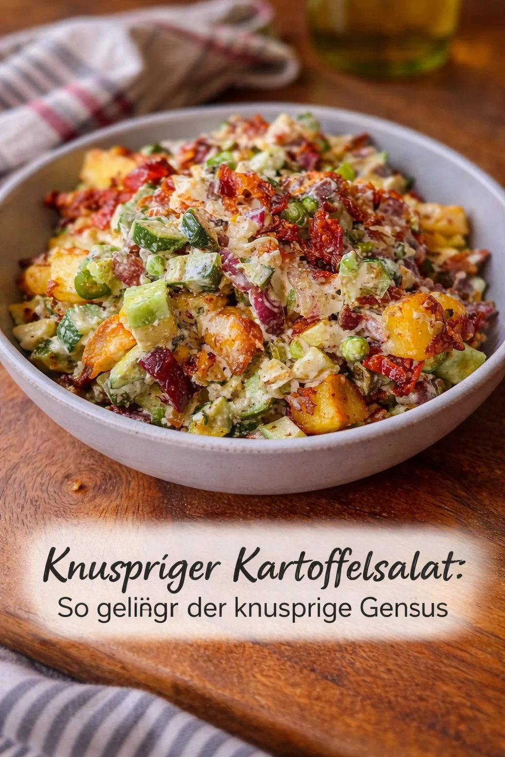 Knuspriger Kartoffelsalat: So gelingt der knusprige Genuss