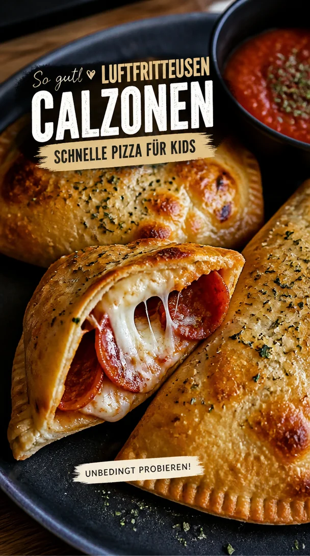 Luftfritteusen-Calzonen: Schnelle Pizza f&uuml;r Kids