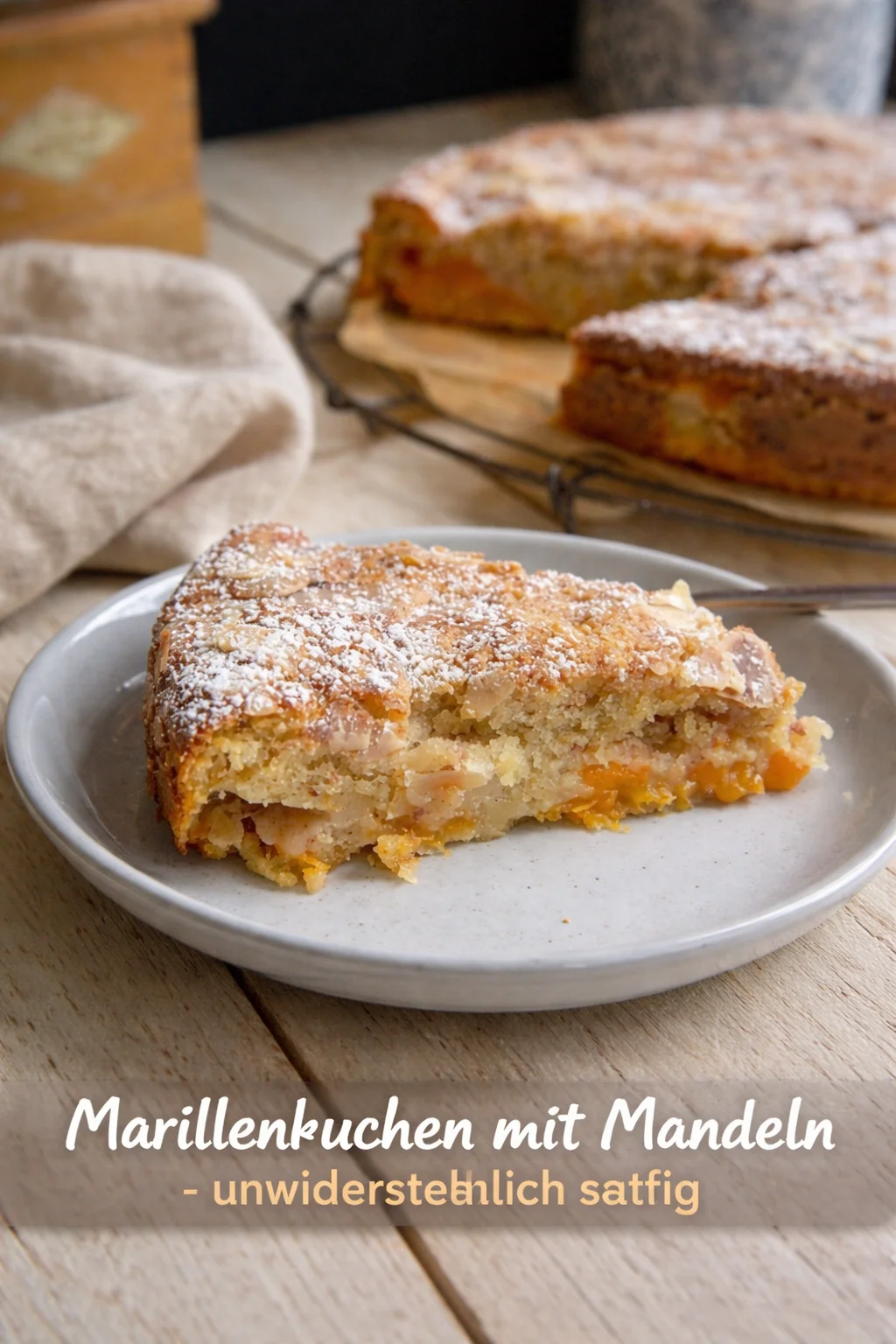 Marillenkuchen mit Mandeln - unwiderstehlich saftig