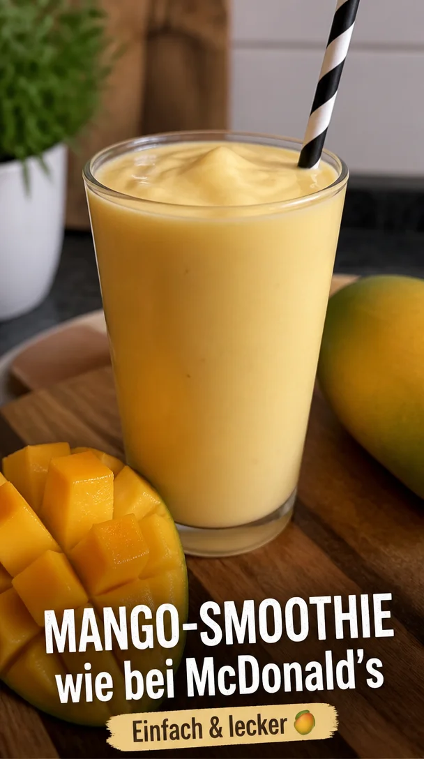 McDonald's Mango-Smoothie Copycat Rezept &ndash; Jetzt lecker nachmachen