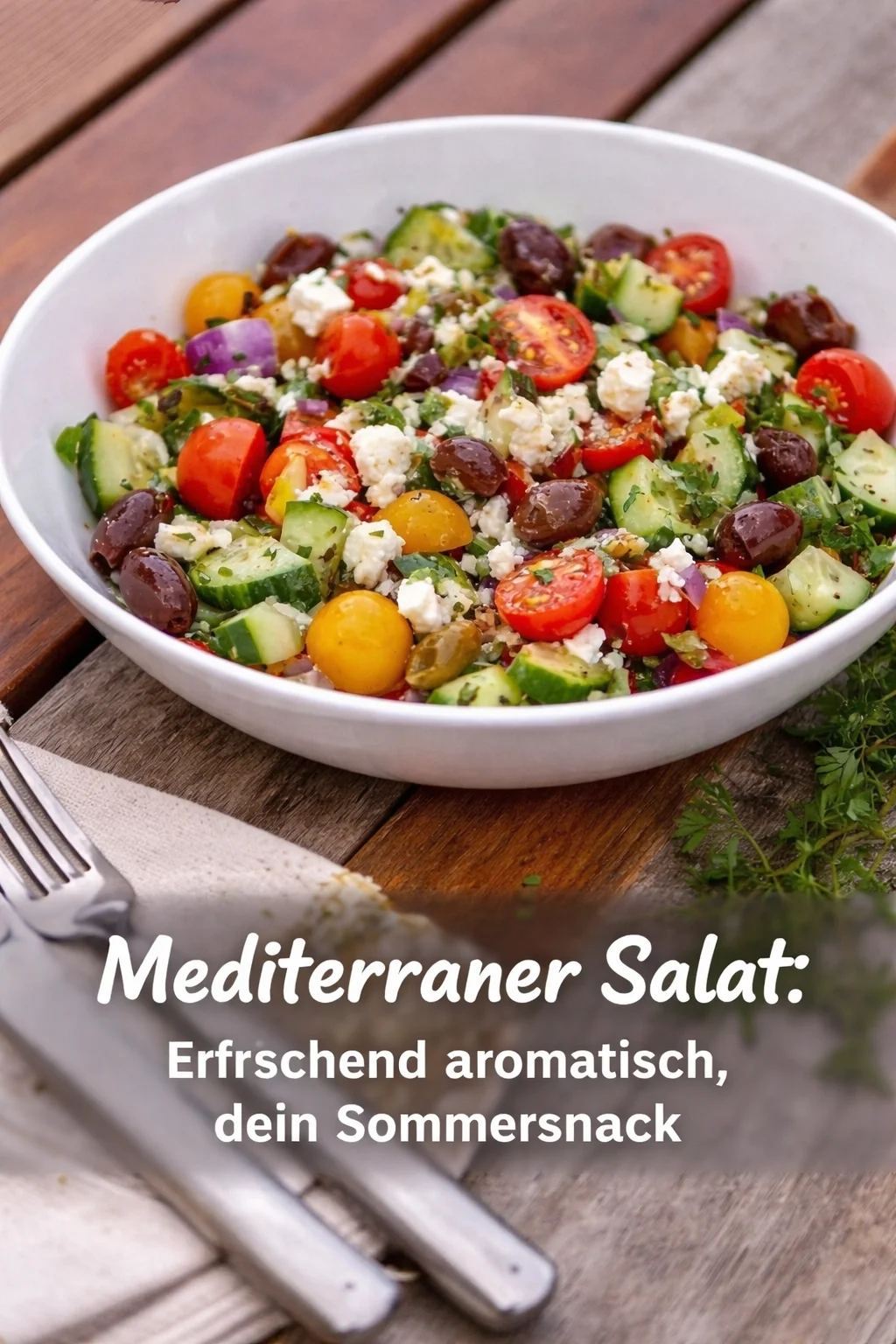Mediterraner Salat: Erfrischend aromatisch, dein Sommersnack