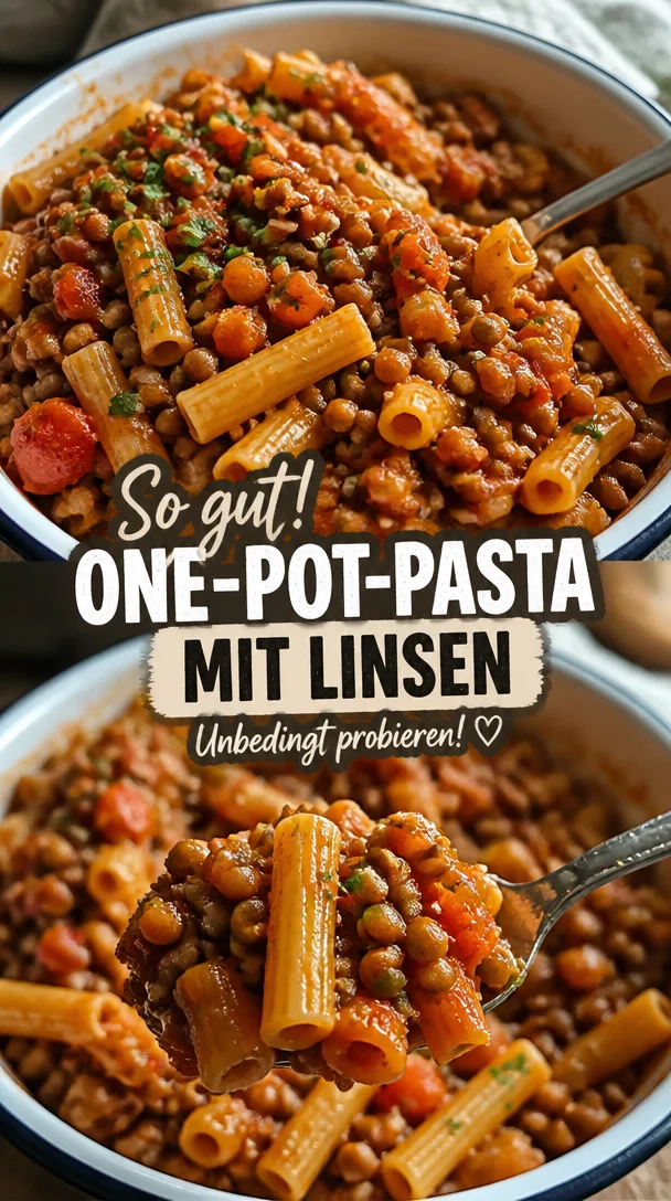 One-Pot-Pasta mit Linsen &ndash; das unglaublich ultimative Rezept