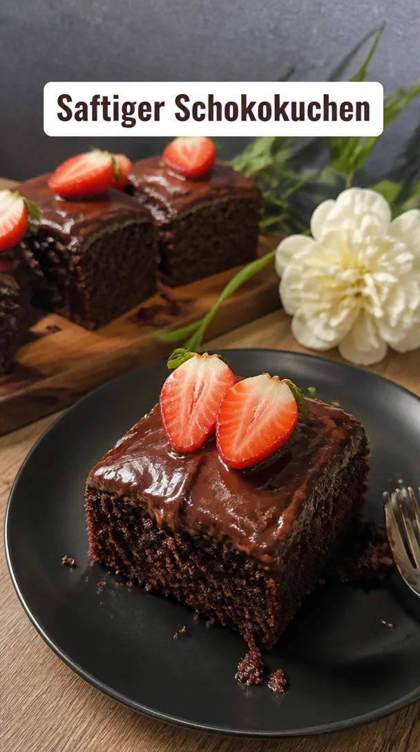 Saftiger Schokokuchen &ndash; unwiderstehlich weich, sofort genie&szlig;en