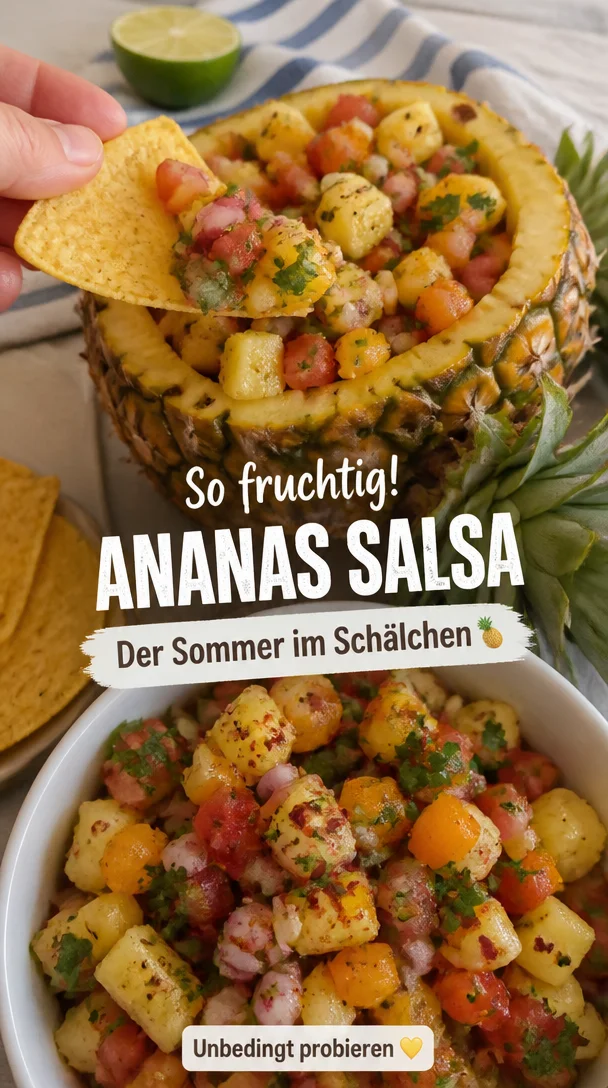 Salsa Rezept mit Ananas &ndash; super einfach und fruchtig