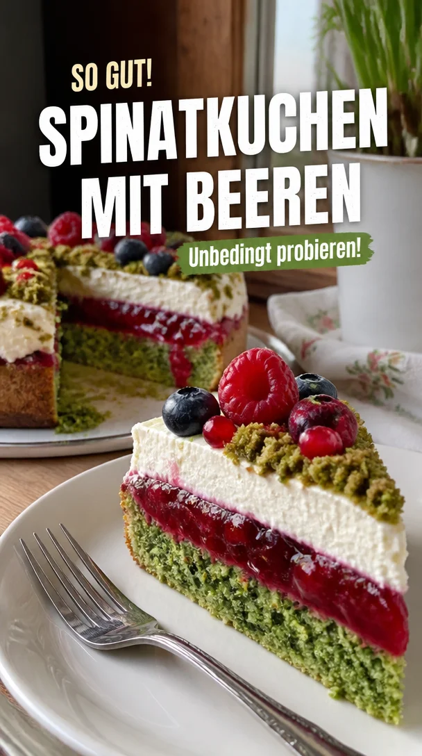 Spinatkuchen mit Beeren &ndash; unwiderstehlich lecker