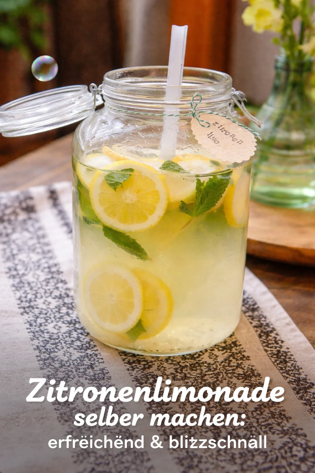 Zitronenlimonade selber machen: erfrischend & blitzschnell