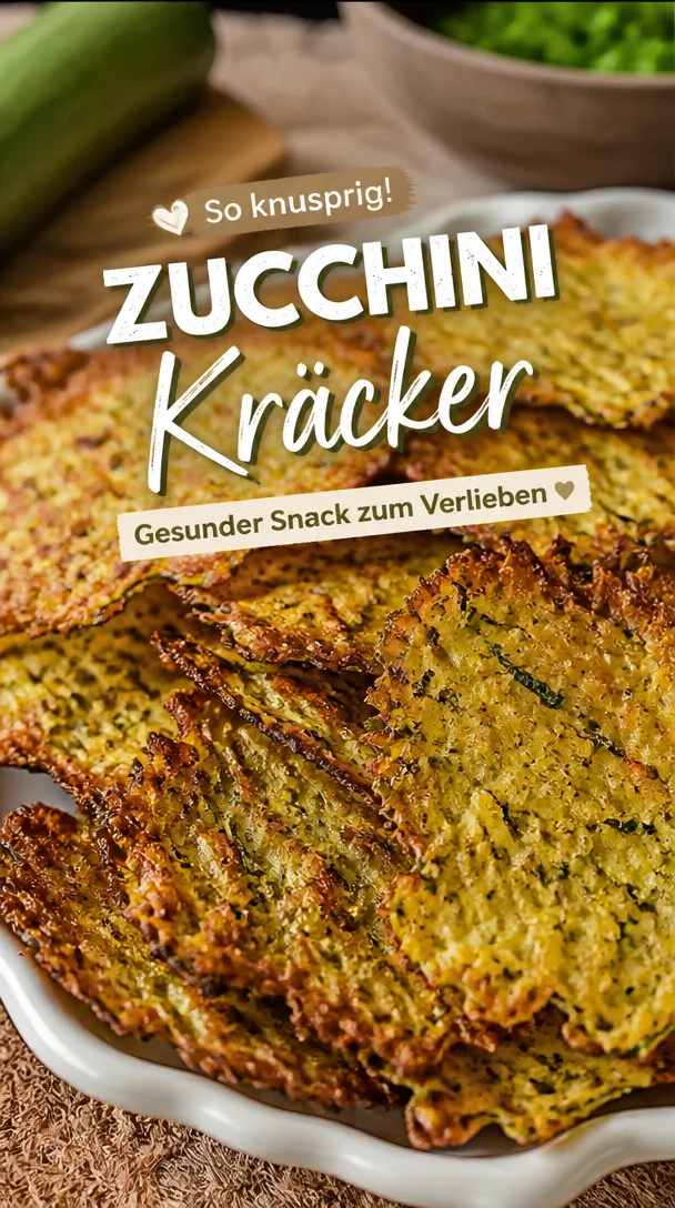 Zucchini-Kr&auml;cker: Knusprige, gesunde Snacks zum Selbermachen