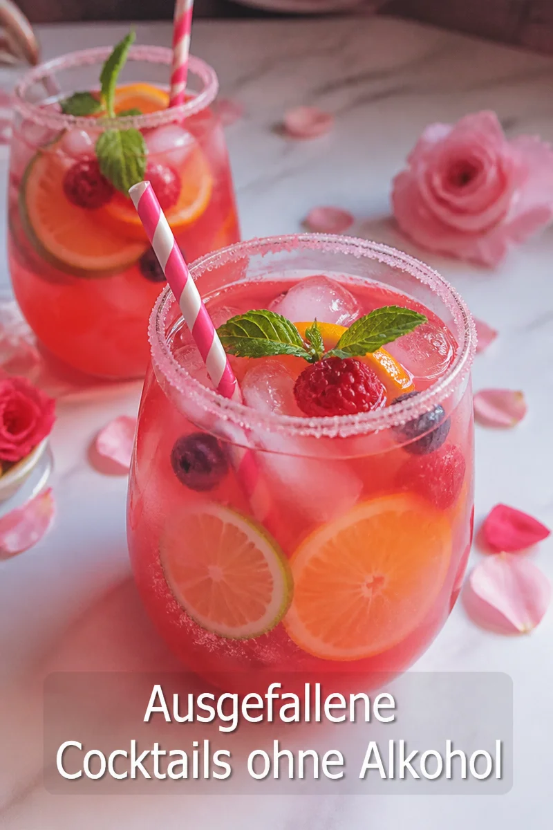 Ausgefallene Cocktails ohne Alkohol