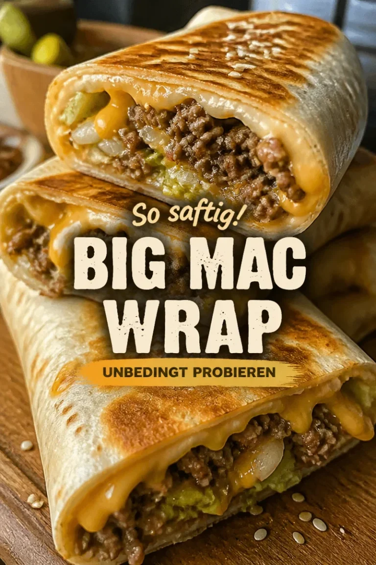 Leckeres Big Mac Wrap Rezept mit Burgeraromen