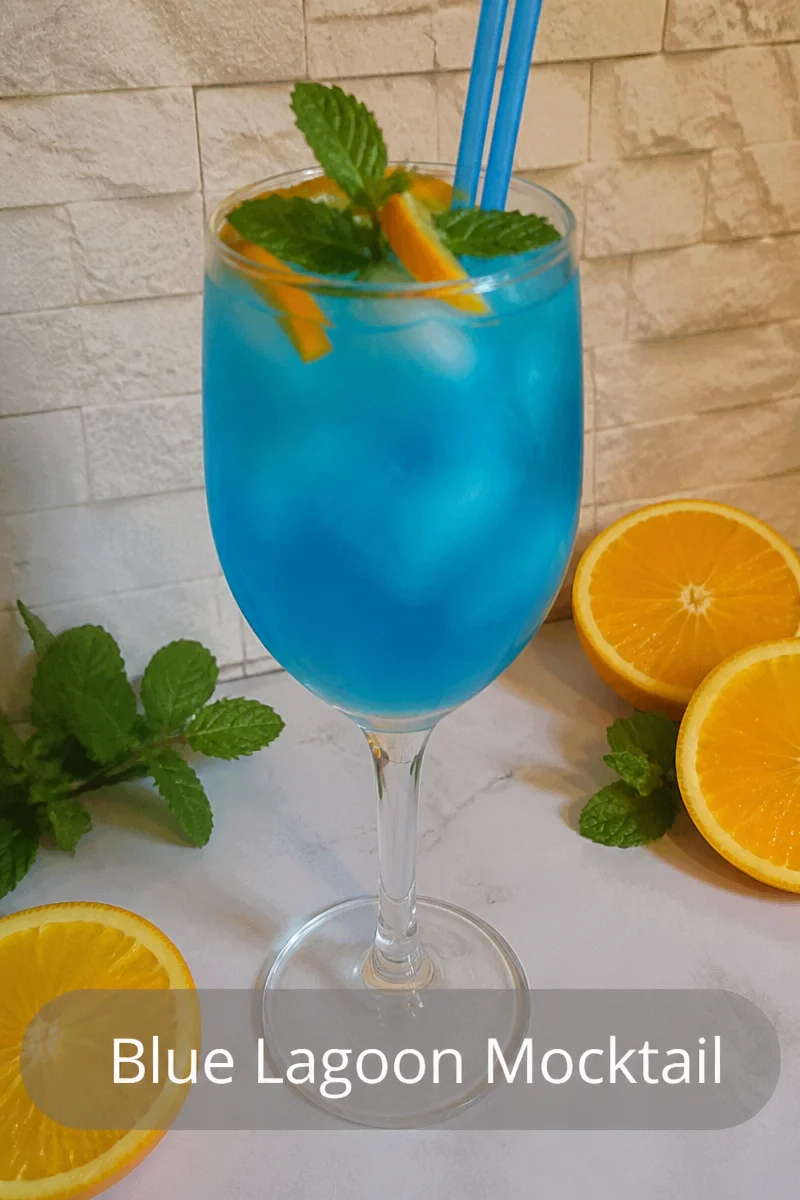 Blue Lagoon Mocktail