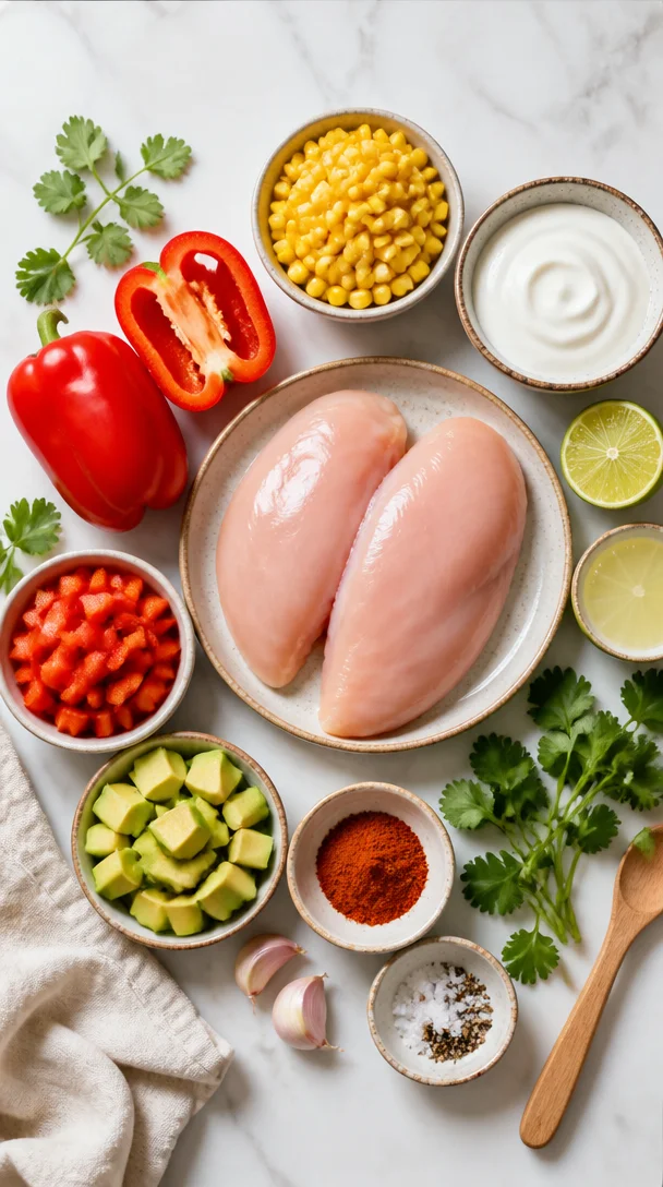 Cremater H&auml;hnchen-Stra&szlig;enmais-Salat