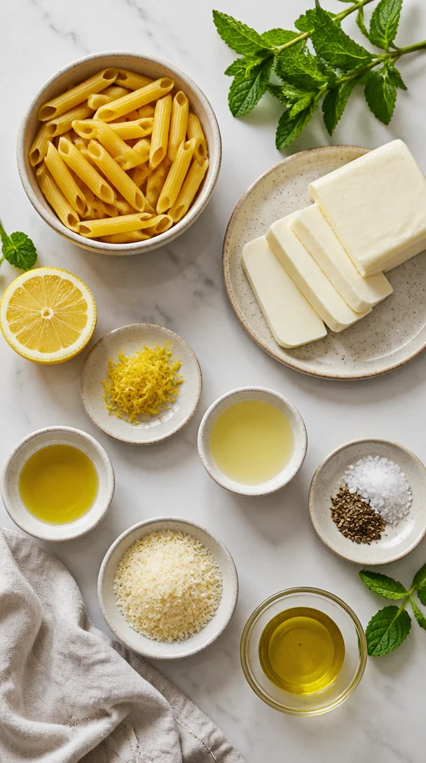 Crispy Halloumi Pasta With Lemon Zest Recipe