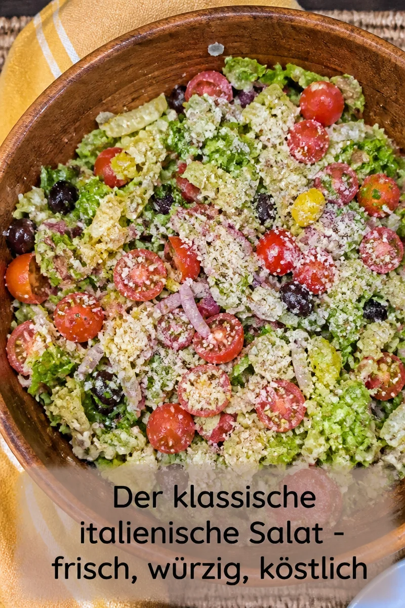 Der klassische italienische Salat - frisch, würzig, köstlich
