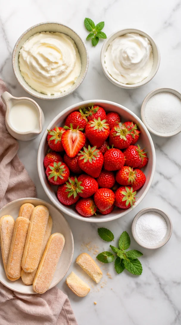Erdbeer-Mascarpone-Dessert