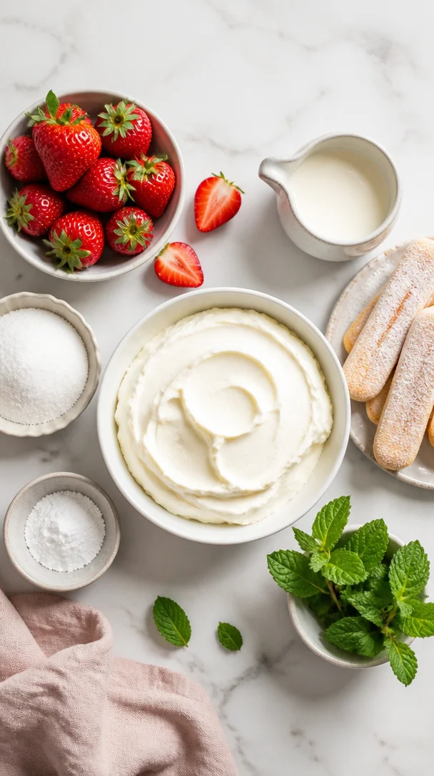 Erdbeer-Mascarpone-Dessert