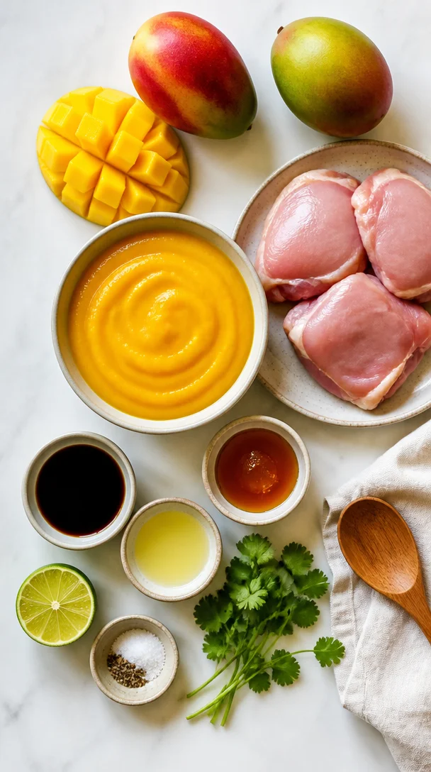 Gegrilltes Mango-Hühnchen