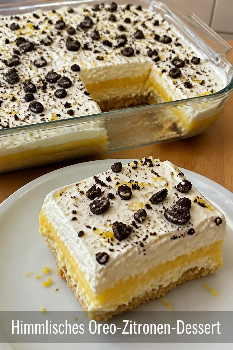 Himmlisches Oreo-Zitronen-Dessert