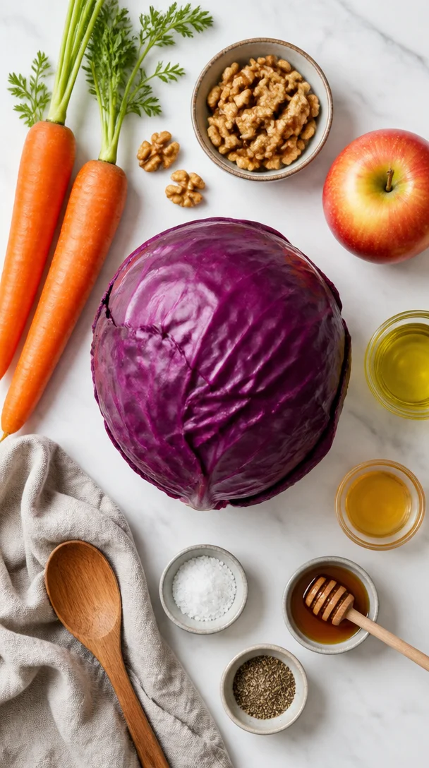 Knackiger Rotkohl-Salat