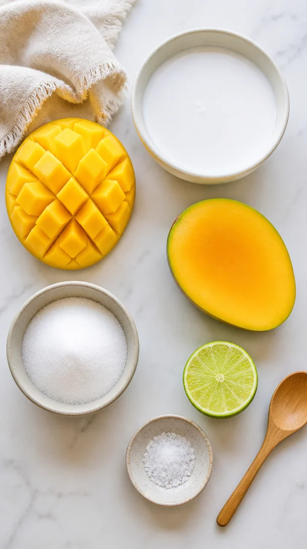 Mango Kokosnuss-Popsicles