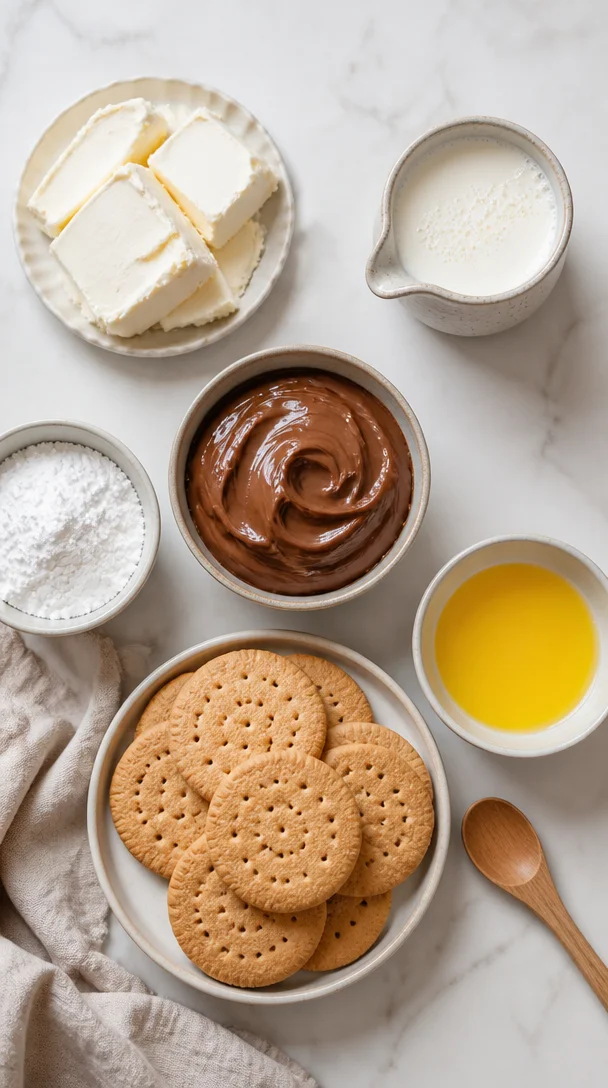 No-Bake Nutella Cheesecake