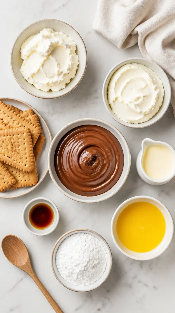 Nutella-K&auml;sekuchen ohne Backen