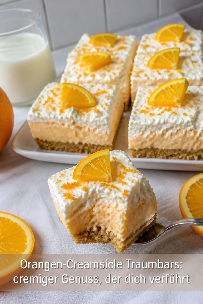 Orangen-Creamsicle Traumbars: cremiger Genuss, der dich verführt