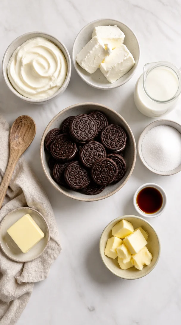 Oreo K&auml;sekuchen