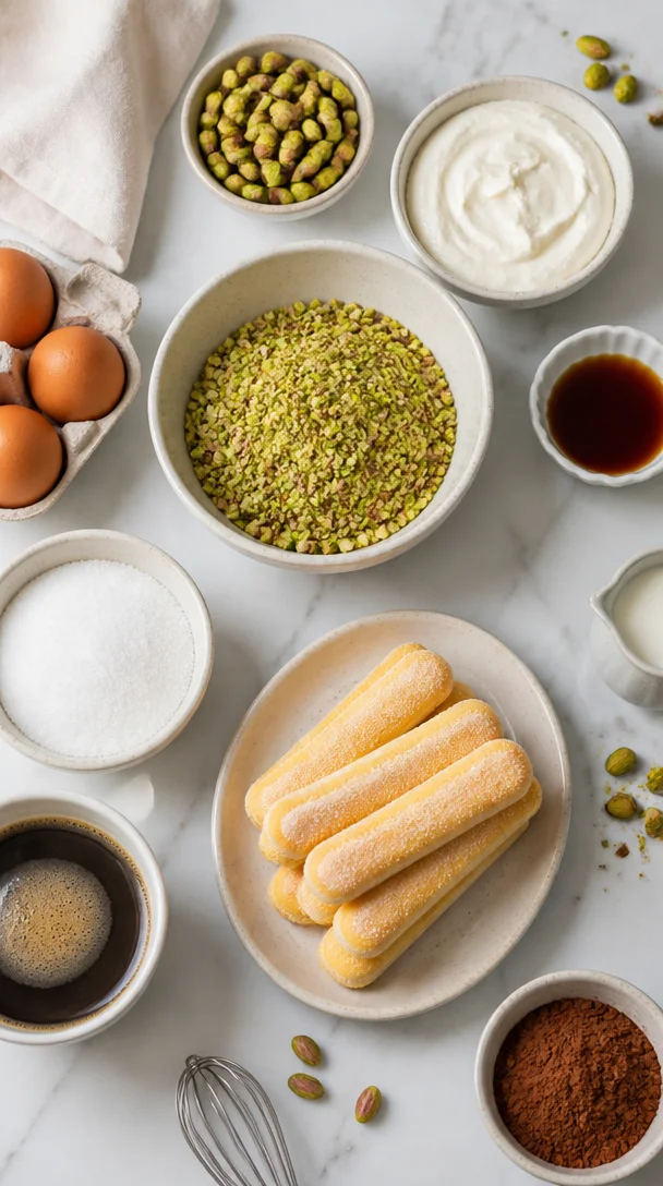 Pistachio Tiramisu Recipe | Italian dessert ideas, Italian desserts recipes, Tiramisu dessert
