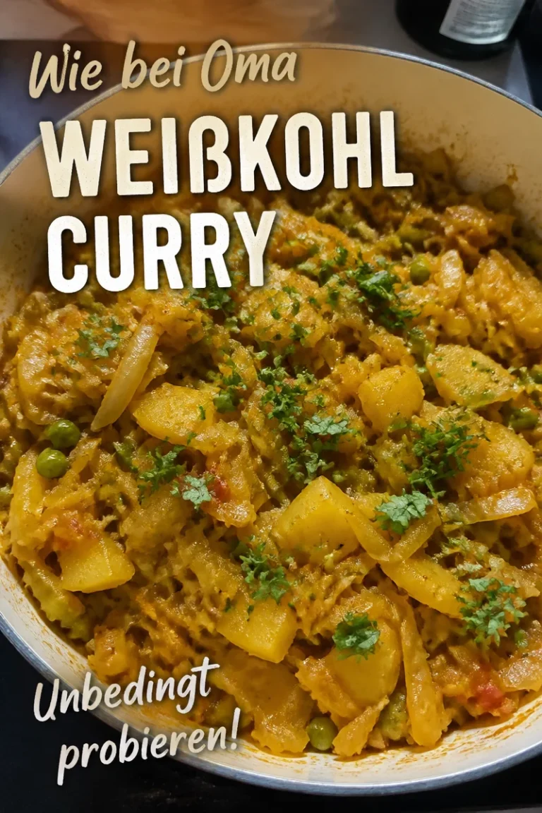 Leckeres Weißkohl Curry, inspiriert von Mamas klassischem Rezept.