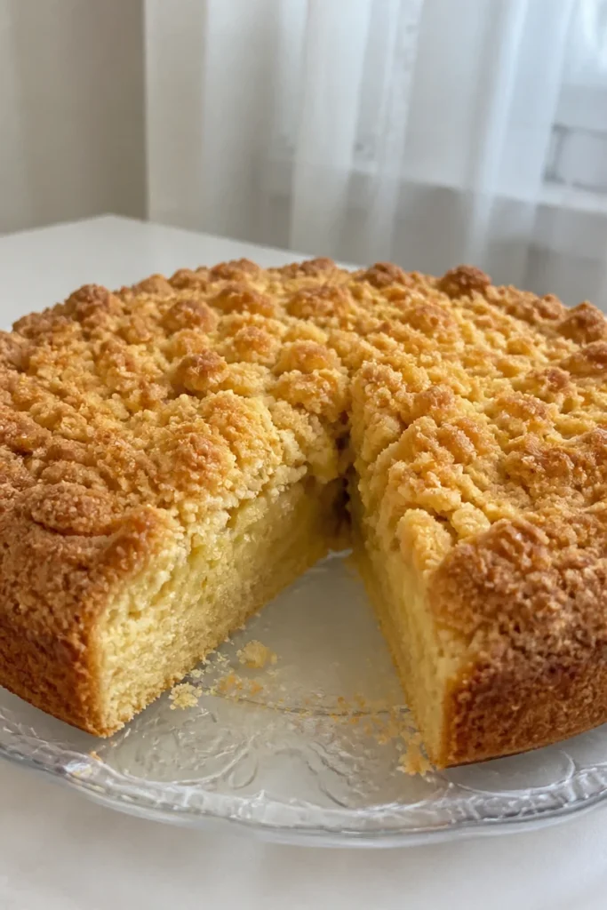 Apfel Streuselkuchen mit frischen Äpfeln und knuspriger Streuselkruste