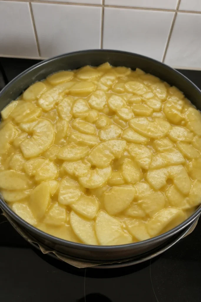Leckerer Apfelkuchen Spezial mit frischen Äpfeln und Zimt