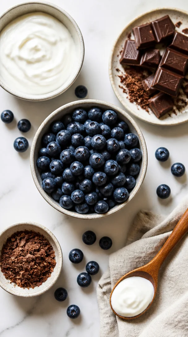 Blaubeer-Joghurt-Cluster