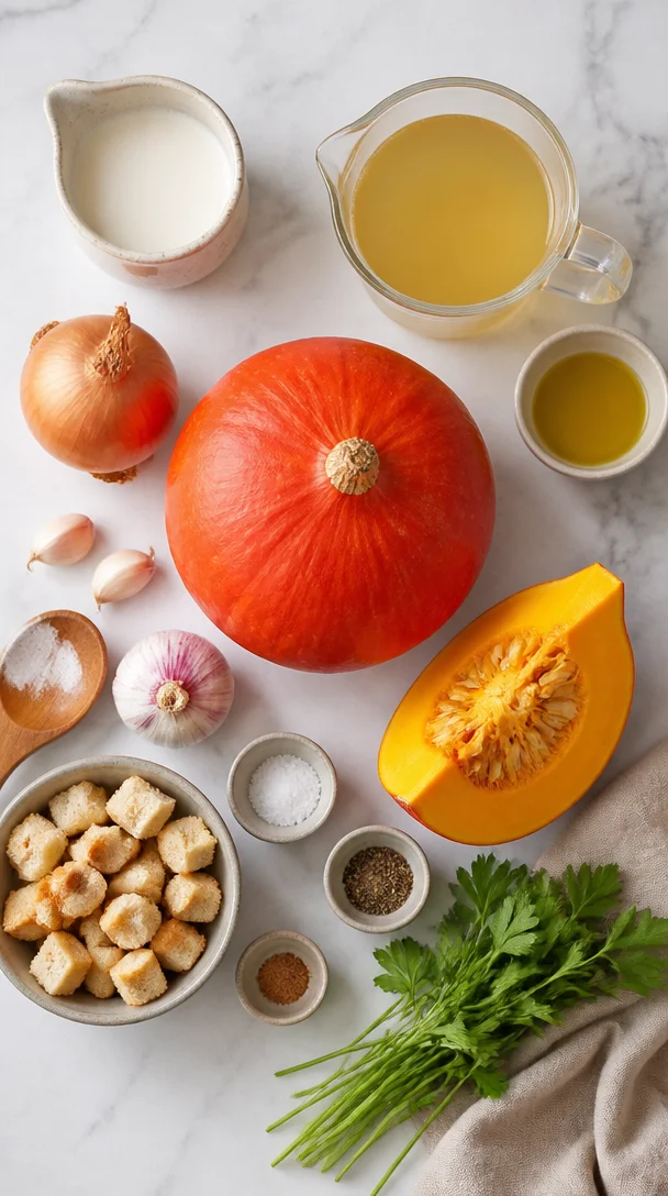 Cremige K&uuml;rbissuppe