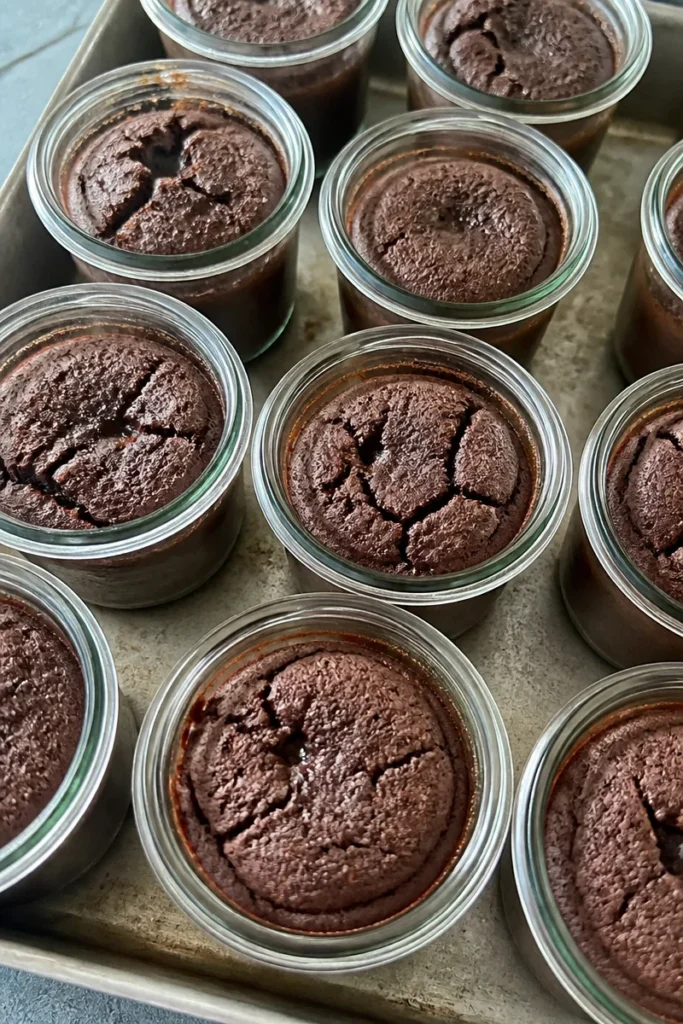 Leckerer Nutella Kuchen im Glas mit cremigem Nussaufstrich