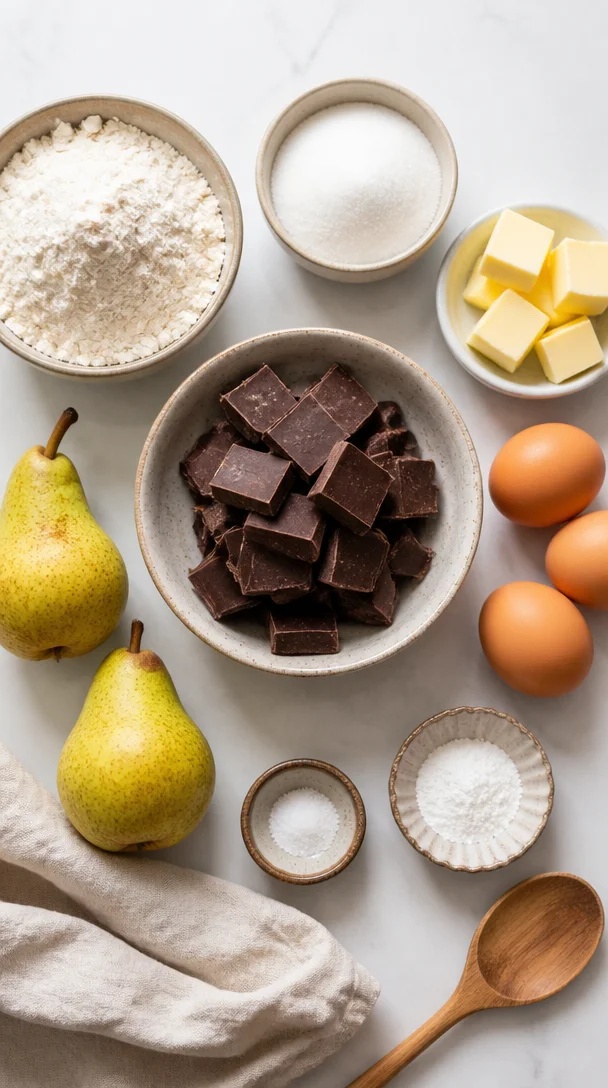 Endlich Saftiger Schoko-Birnenkuchen &ndash; In 30 Minuten