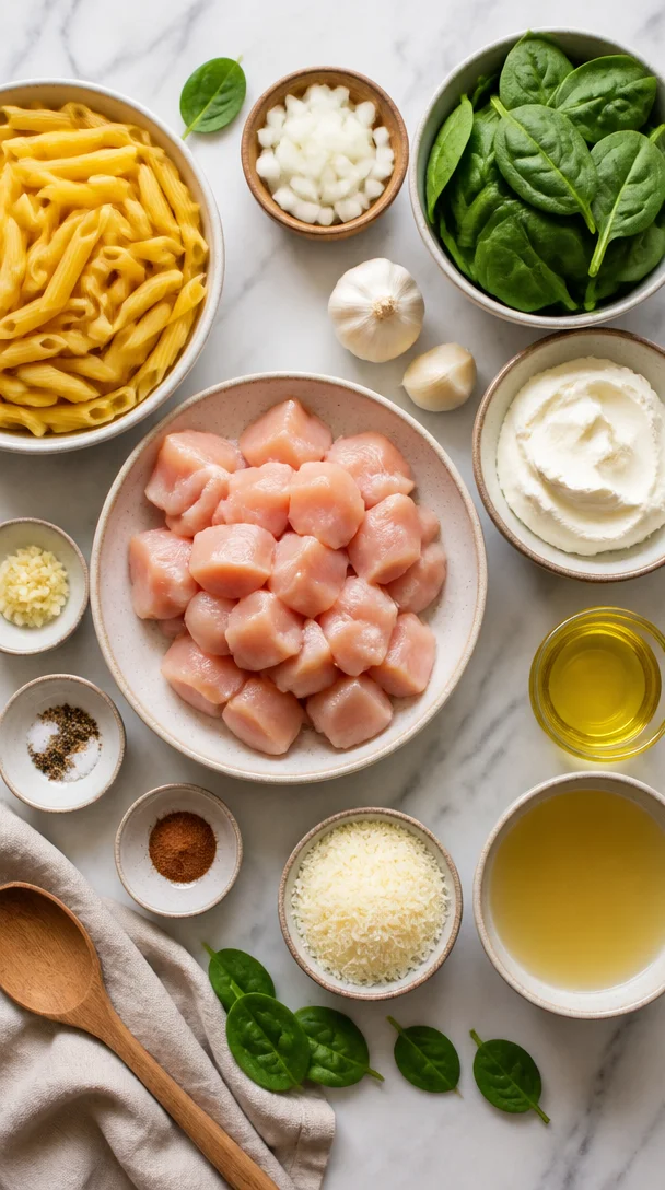 Frischk&auml;se-Spinat-H&auml;hnchen-Pasta: Ein Unglaubliches Ultimatives Rezept